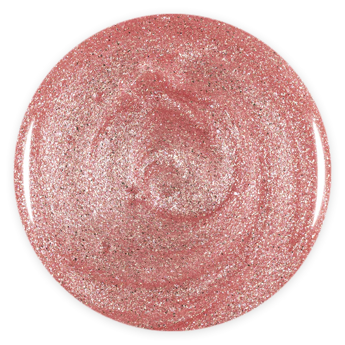 Gel Color - Rubber Base Coat - Sparkly Charm