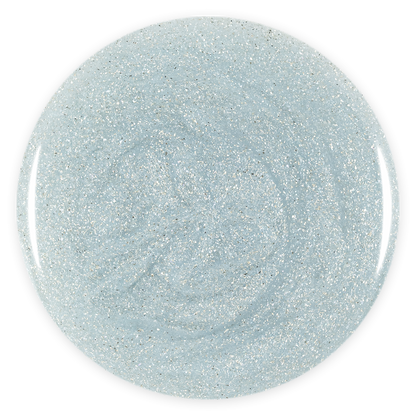 Gel Color - Rubber Base Coat - Sparkly Sky