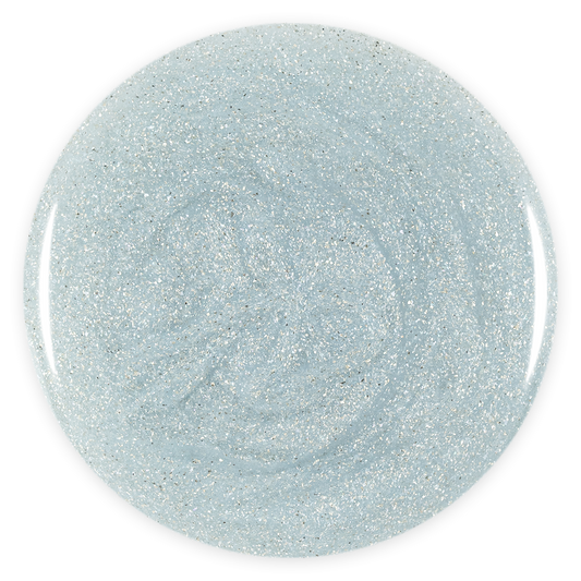 Gel Color - Rubber Base Coat - Sparkly Sky