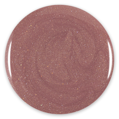 Gel Color - Rubber Base Coat - Sparkly Pink