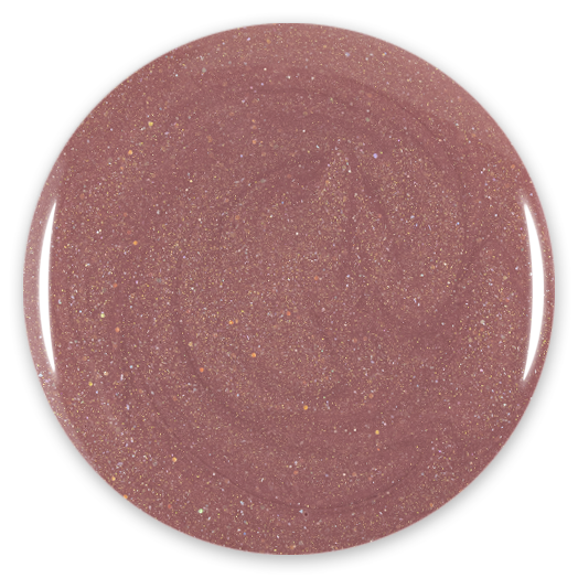 Gel Color - Rubber Base Coat - Sparkly Pink