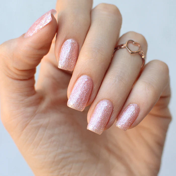 Gel Color - Rubber Base Coat - Sparkly Charm