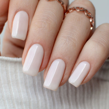 Gel Color - Rubber Base Coat - Light Ivory