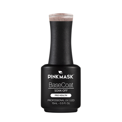 Gel Color - Rubber Base Coat - Sparkly Gold