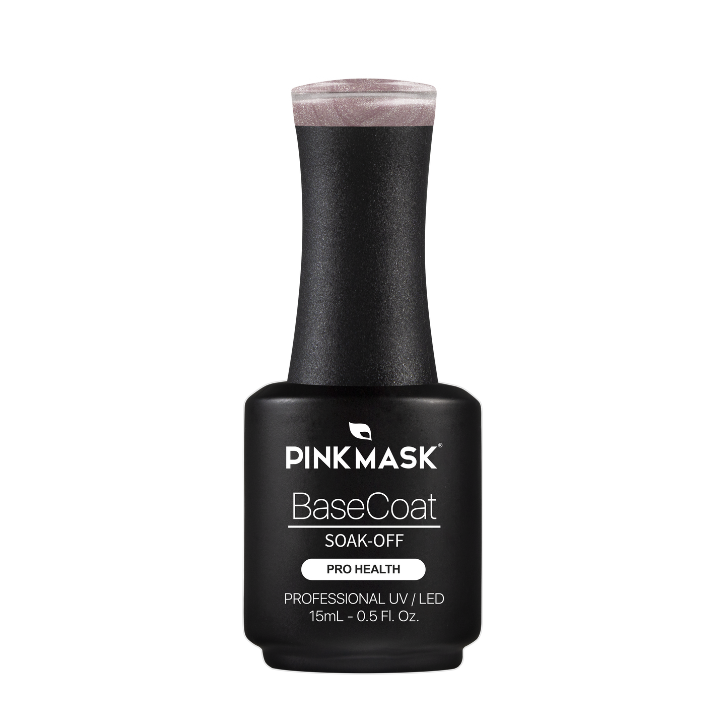 Gel Color - Rubber Base Coat - Sparkly Rose