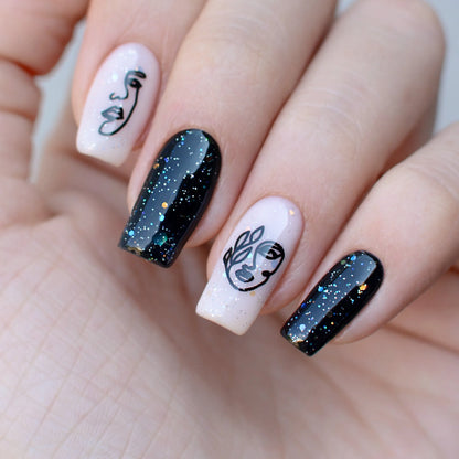 Top Coat Glitter #1